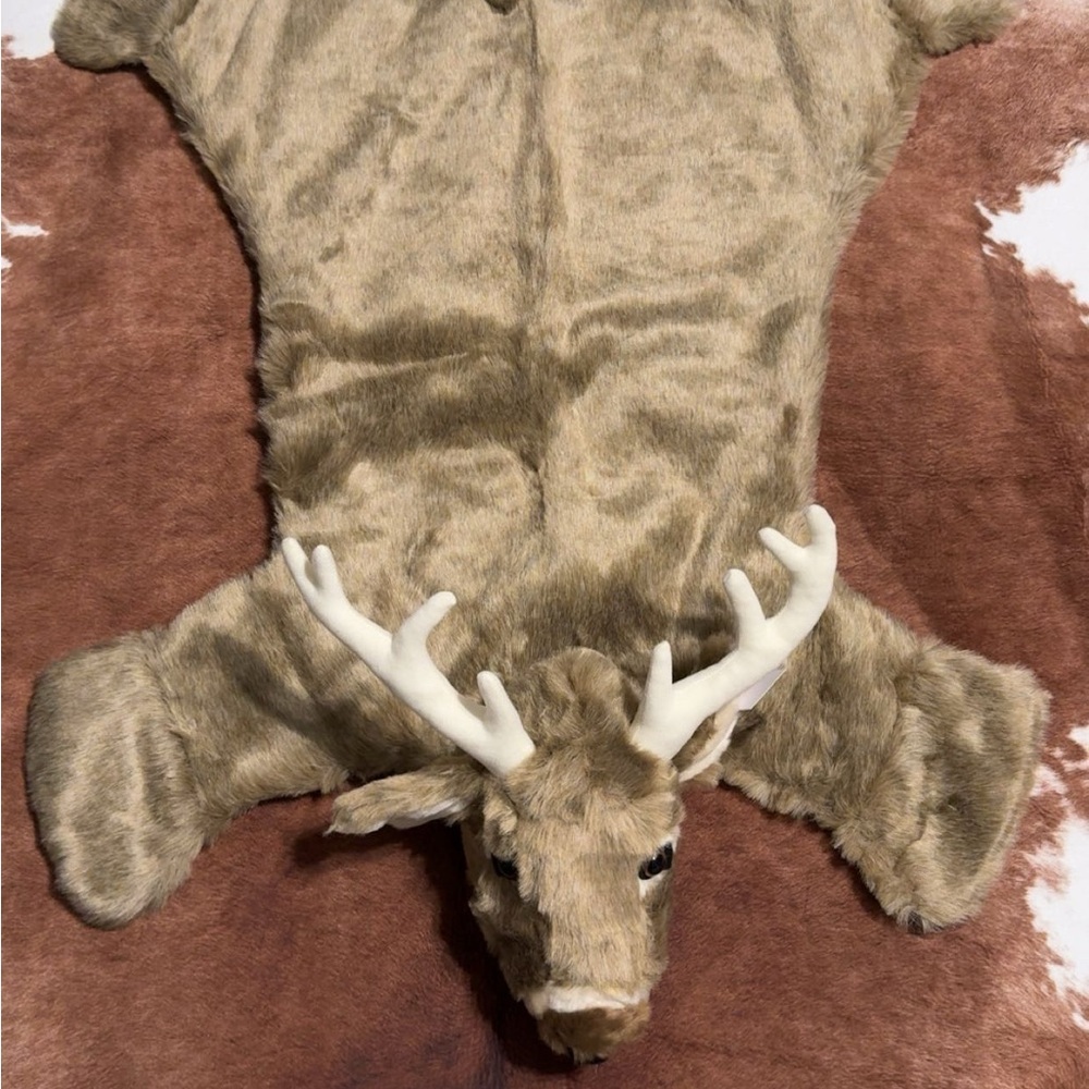 White Tail Deer Kids Animal Rug - Picture 5 of 5